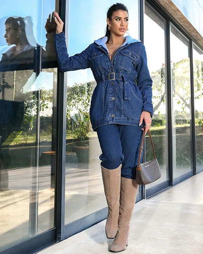 Parka Feminina Consciência Estilo E Conforto Casual