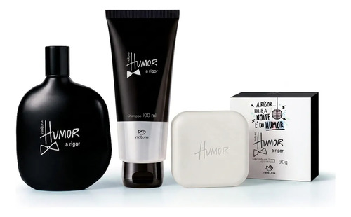 Natura Humor A Rigor Masculino Colônia + Shampoo + Sabonete