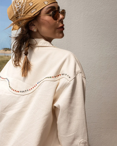 Jaqueta Jeans Oversized Consciência