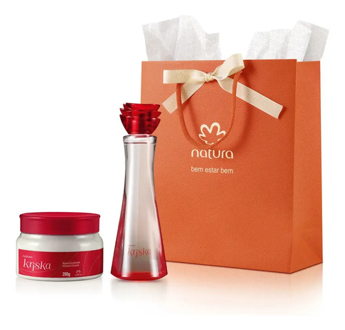 Kit Presente Natura Kriska Deo Colônia + Hidratante