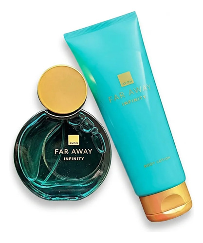Kit Presente Avon Far Away Infinity Deo Parfum + Hidratante